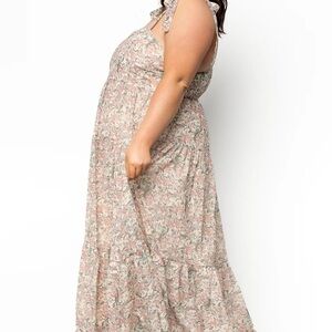 Lelisa shoulder tie dress